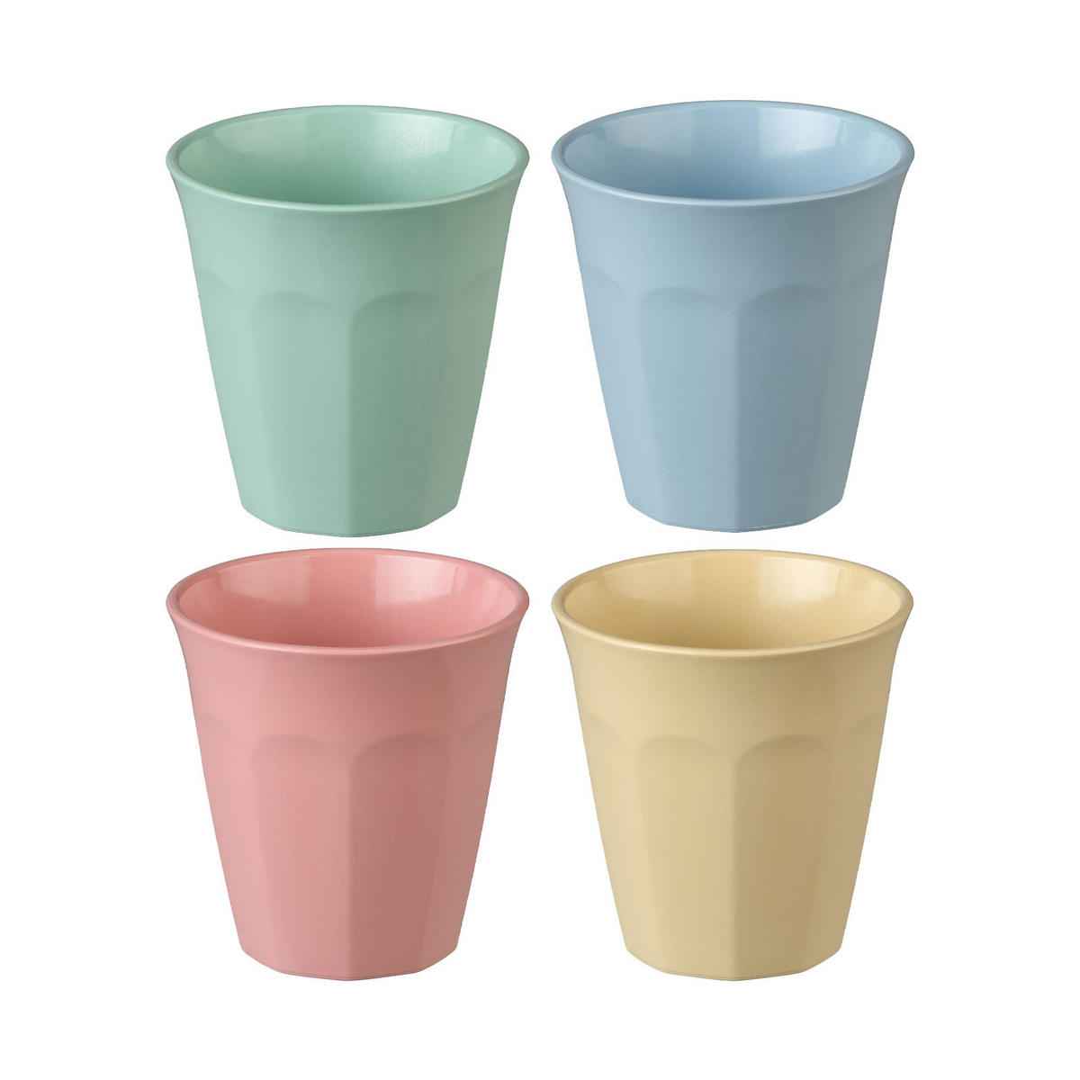 BECHERSET Nora bunt 150 ml 4er Set - Multicolor, Kunststoff (0.15L) - Koziol