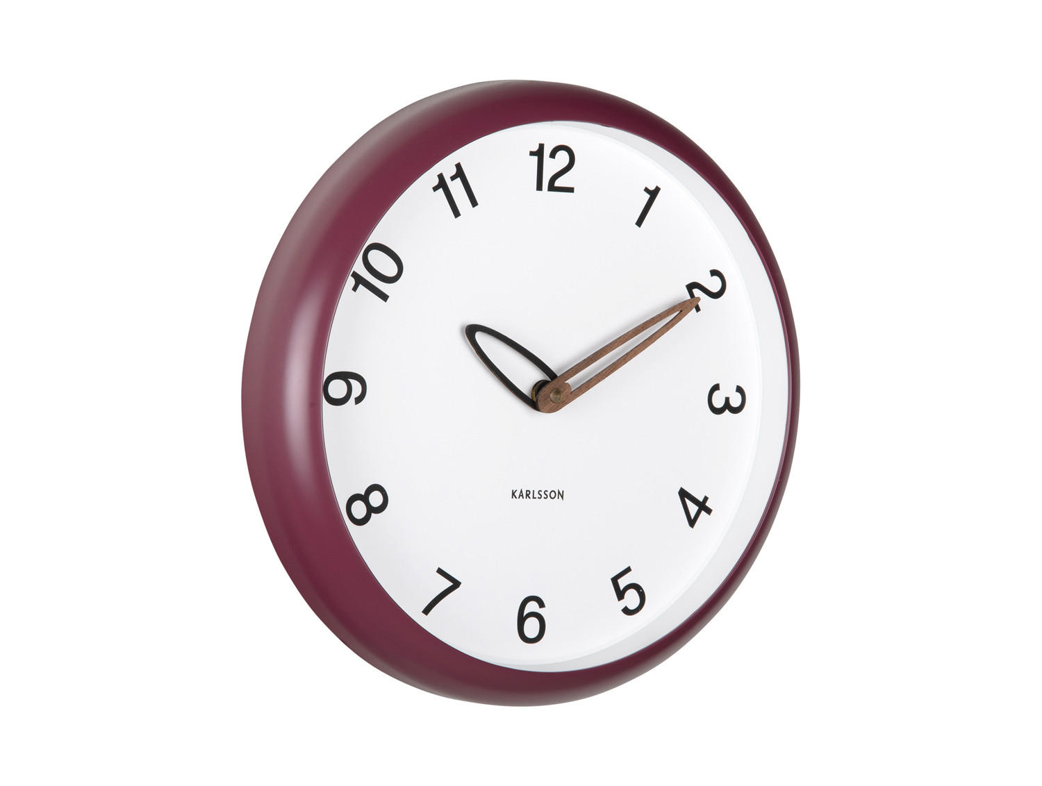 Karlsson Wanduhr Lila 30x30x4 cm