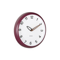 WANDUHR Bella 4/30/30 cm - Lila, Kunststoff (30/30/4cm) - Karlsson