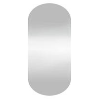 WANDSPIEGEL 45x100 cm Glas Oval - Silberfarben, Glas (45/100/100cm) - furnicato