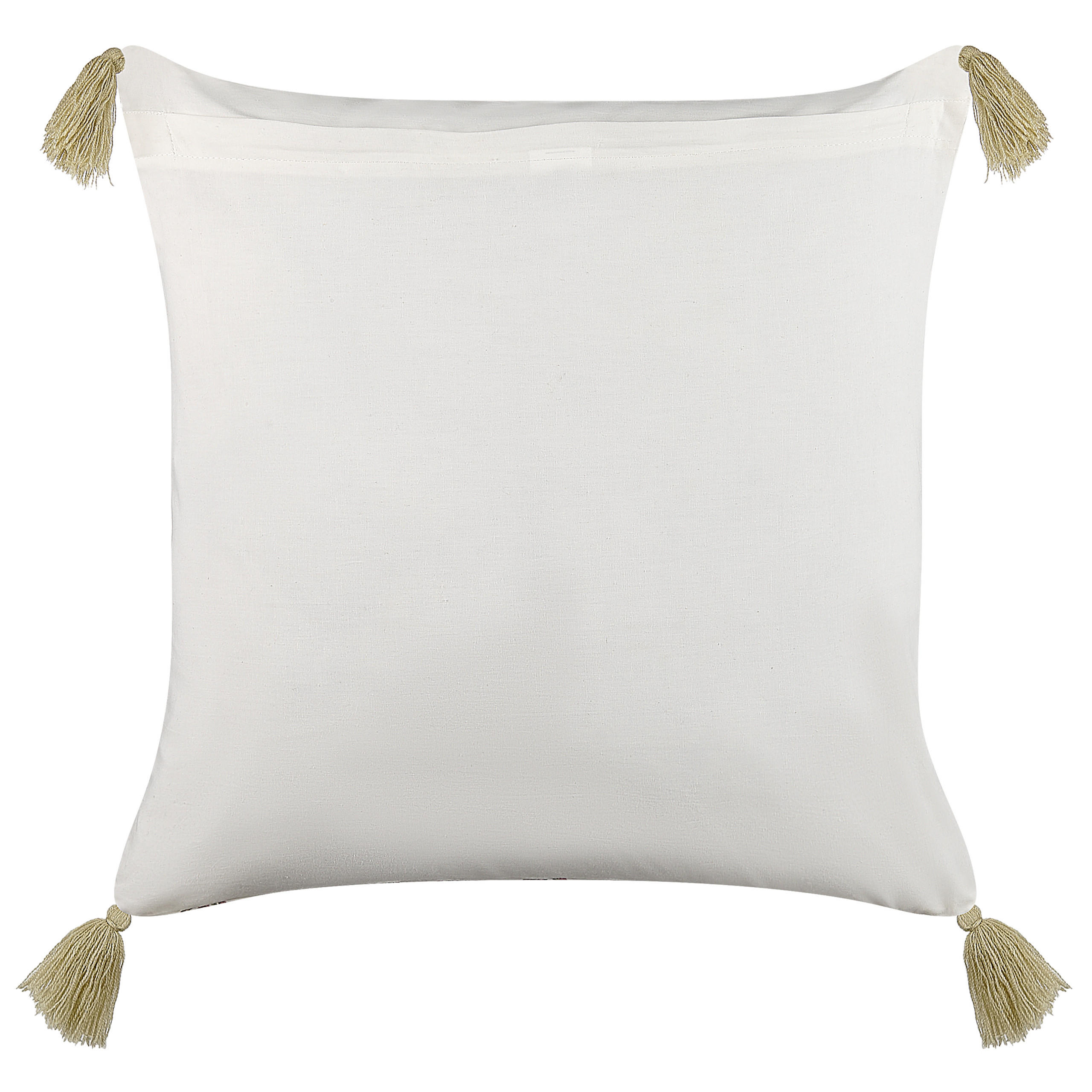 DEKOKISSEN Bunt 45/45 cm Carissa - Multicolor, Naturmaterialien/Textil (45/45cm) - Beliani