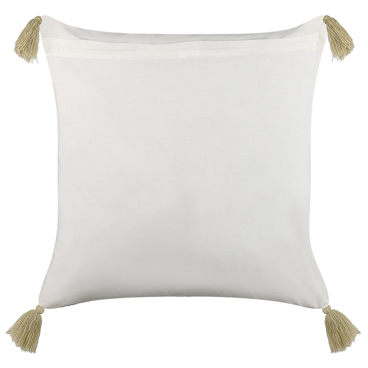 DEKOKISSEN 2er-Set Bunt 45/45 cm Carissa - Multicolor, Naturmaterialen/Textil (45/45cm) - Beliani