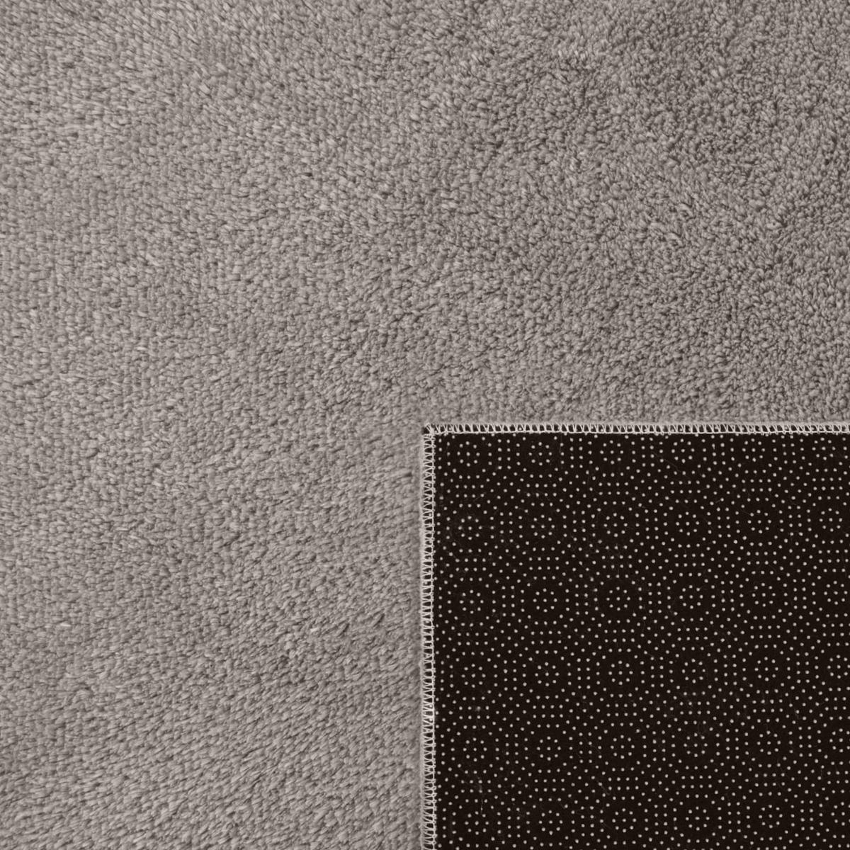 BADEMATTE 40/55 cm Kanda 360 - Grau, Kunststoff (40/55cm) - Paco Home