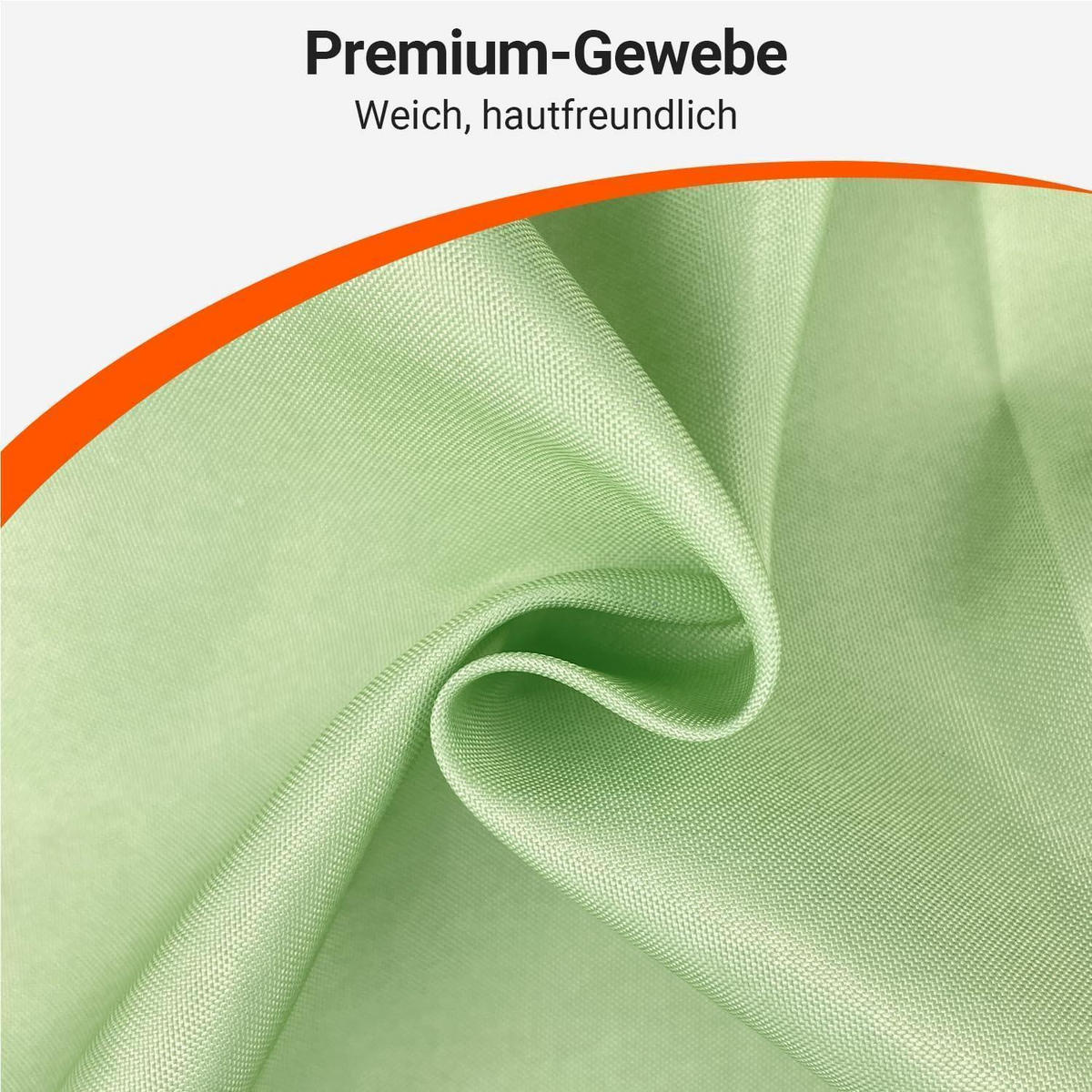 DUSCHVORHANG Grünes Lächeln 120 x 200 cm - Grün, Textil (120/200cm)
