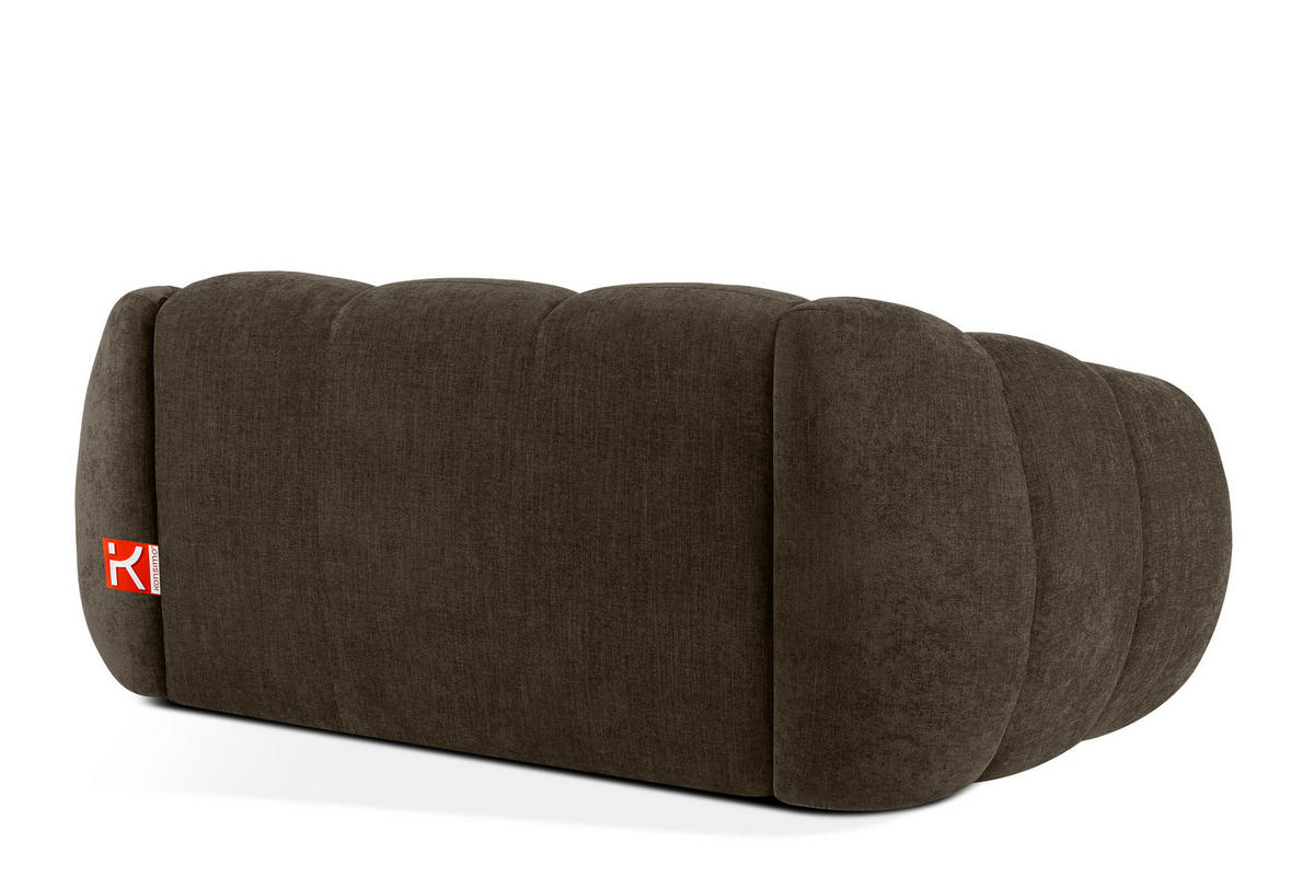 2-SITZER SOFA FLAVA, Braun - Braun, Holz/Holzwerkstoff (200/76/100cm) - KONSIMO®