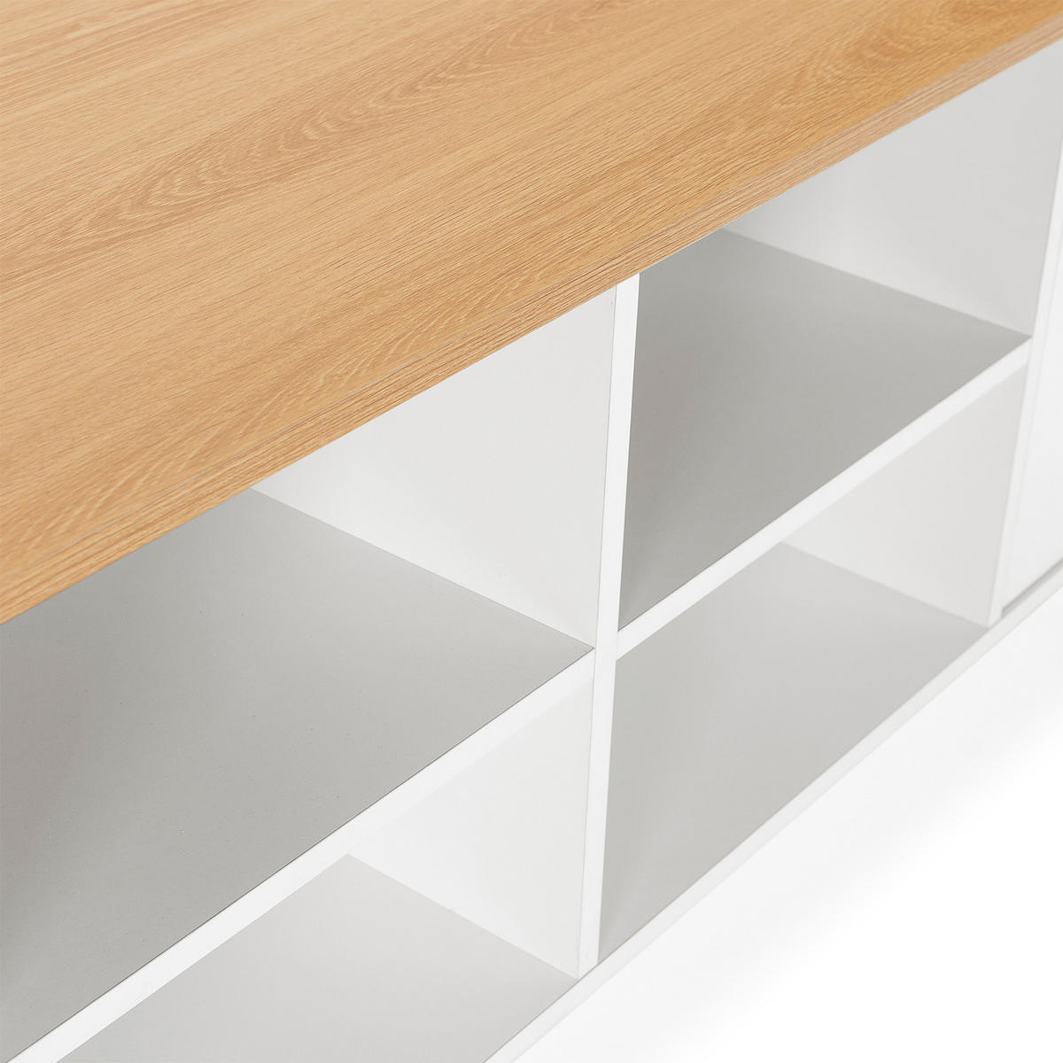 TV-ELEMENT Desi 2 türen Weiß - Weiß, Holzwerkstoff (160/55/40cm) - VS Venta-stock