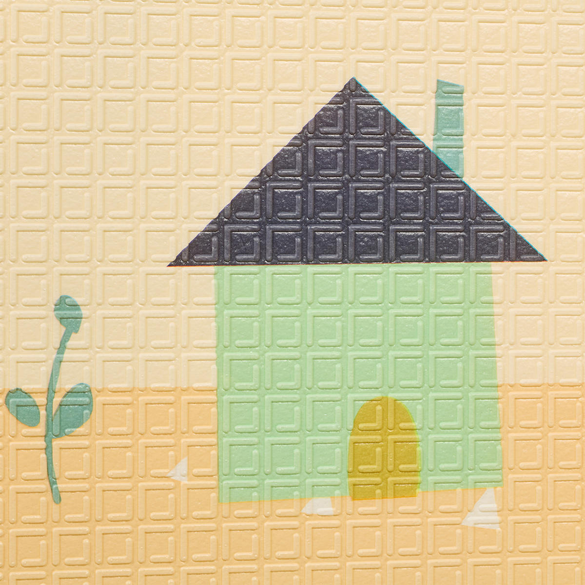 SPIELMATTE - Multicolor, Kunststoff/Textil (200/180cm) - Relaxdays