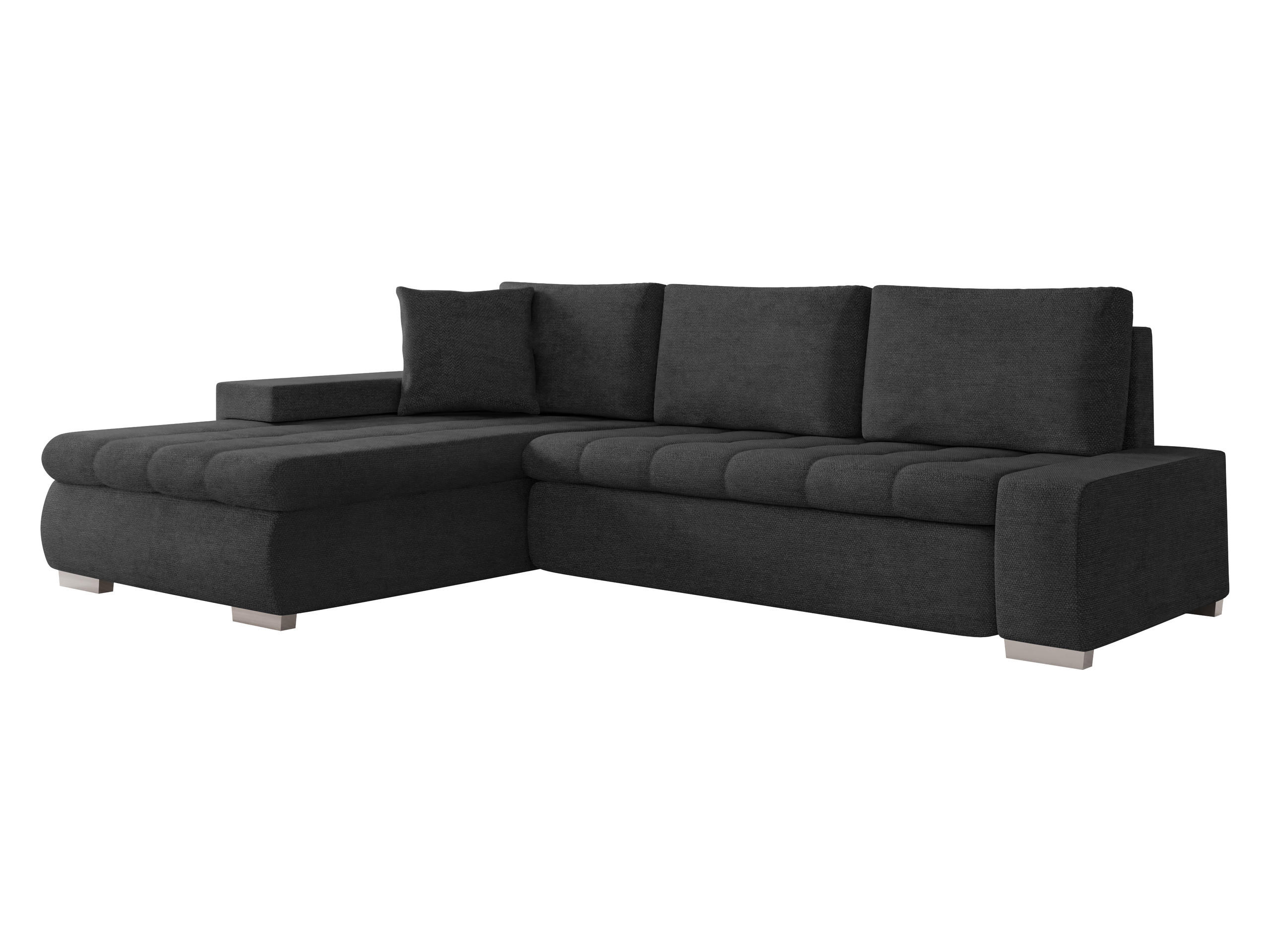 Mirjan24 Ecksofa Anthrazit 265x185 cm