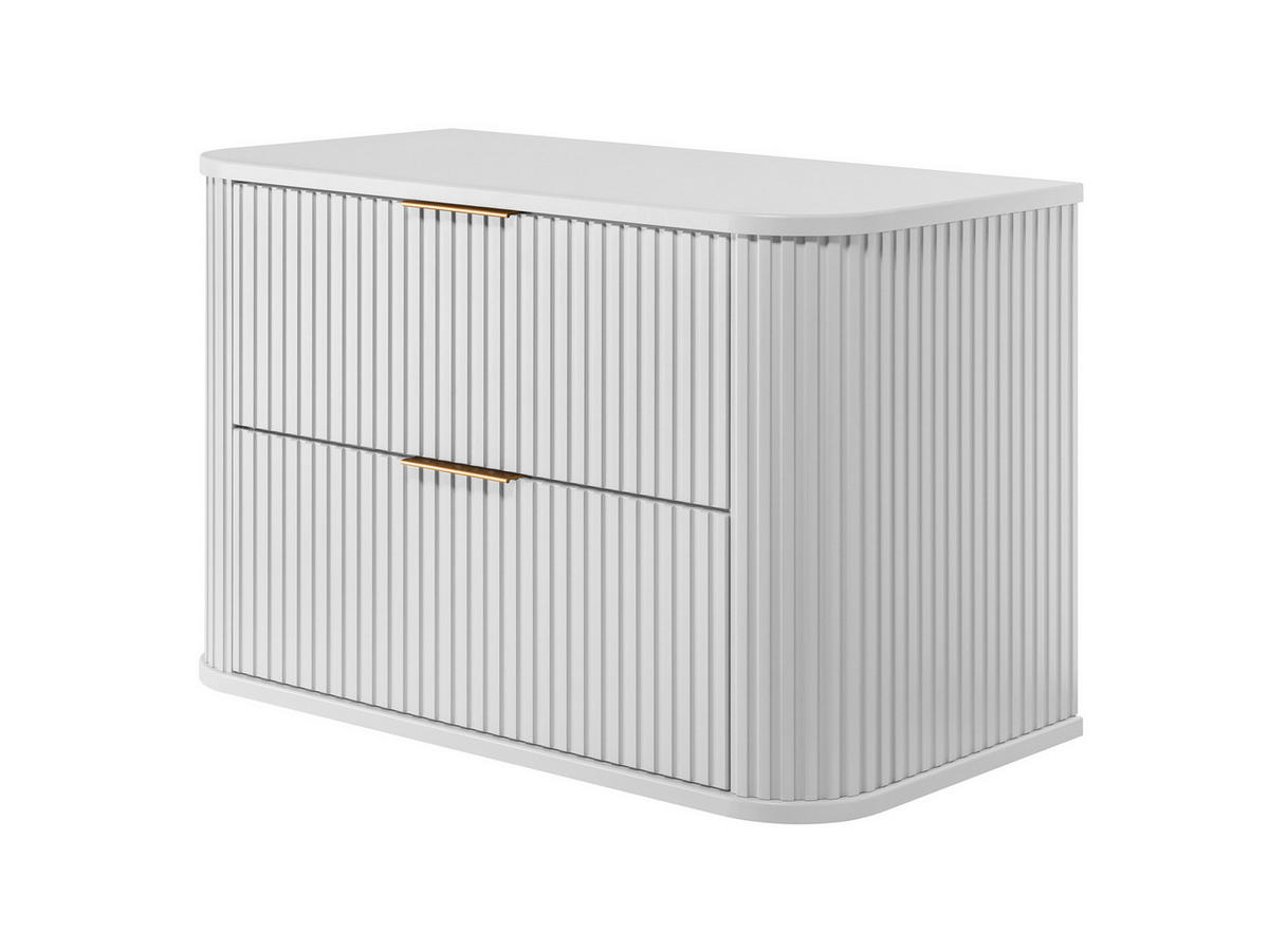 WASCHBECKUNTERSCHRANK Weiß matt 80/51/41cm - Weiß, Holzwerkstoff (80.4/51.7/41.5cm) - Rodan