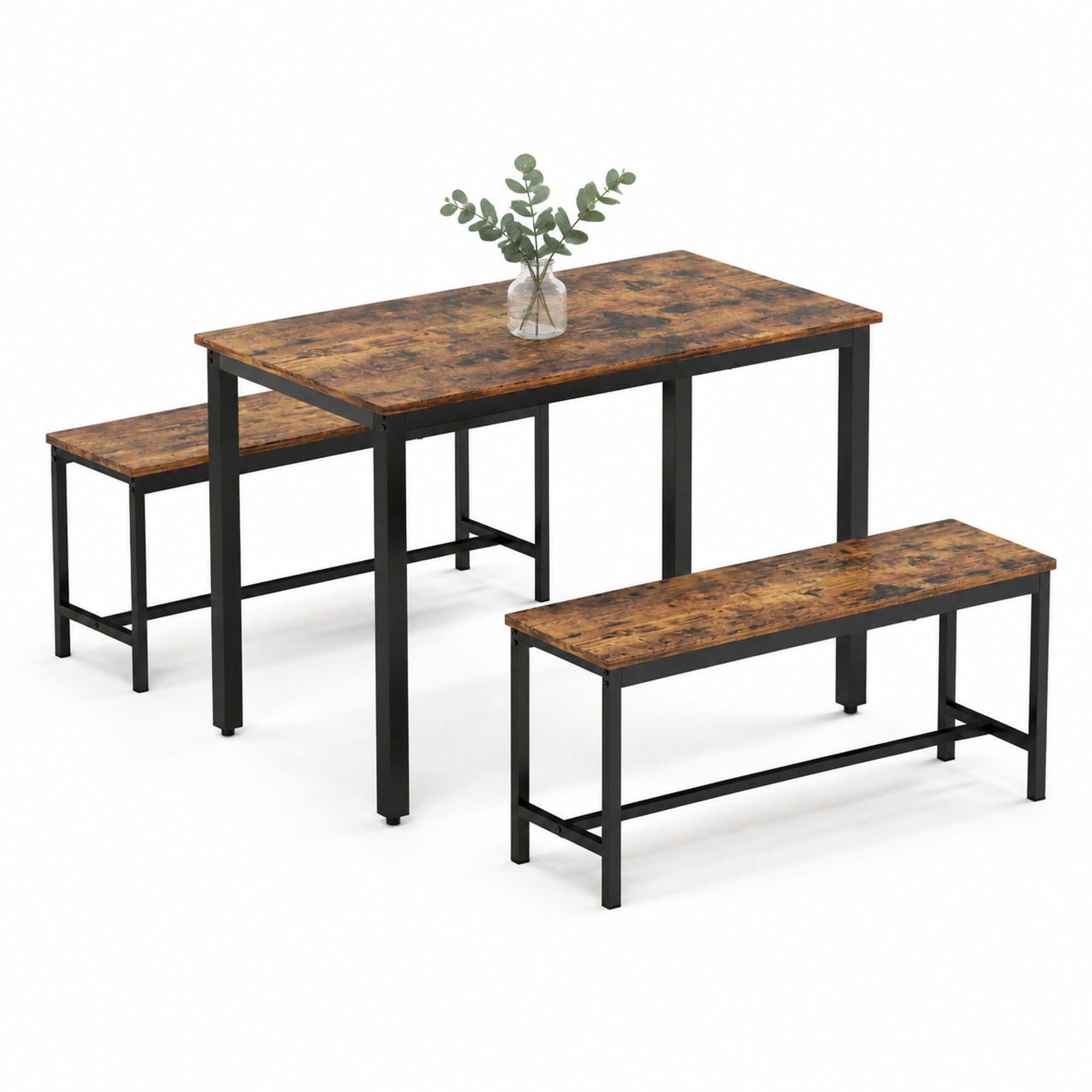 Meubliv Esstisch-Set Mehrfarbig 60x75x110 cm