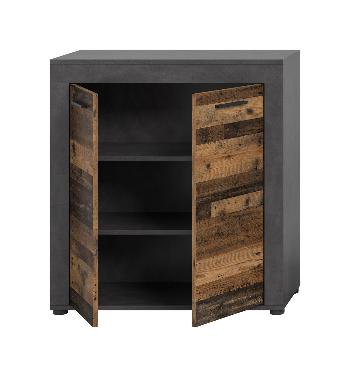 HIGHBOARD JAM (B/H/T: ca. 80/88/35 cm) in Matera/Old Wood Nachbildung - Naturfarben, Holzwerkstoff (80/88/35cm)