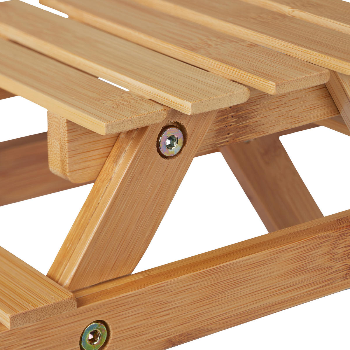 BLUMENTREPPE - Hellbraun, Holz (51.5/17/15cm) - Relaxdays