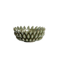 SCHALE Zita Grün Ø34/15 cm - Grün, Keramik (34/15cm) - Light & Living