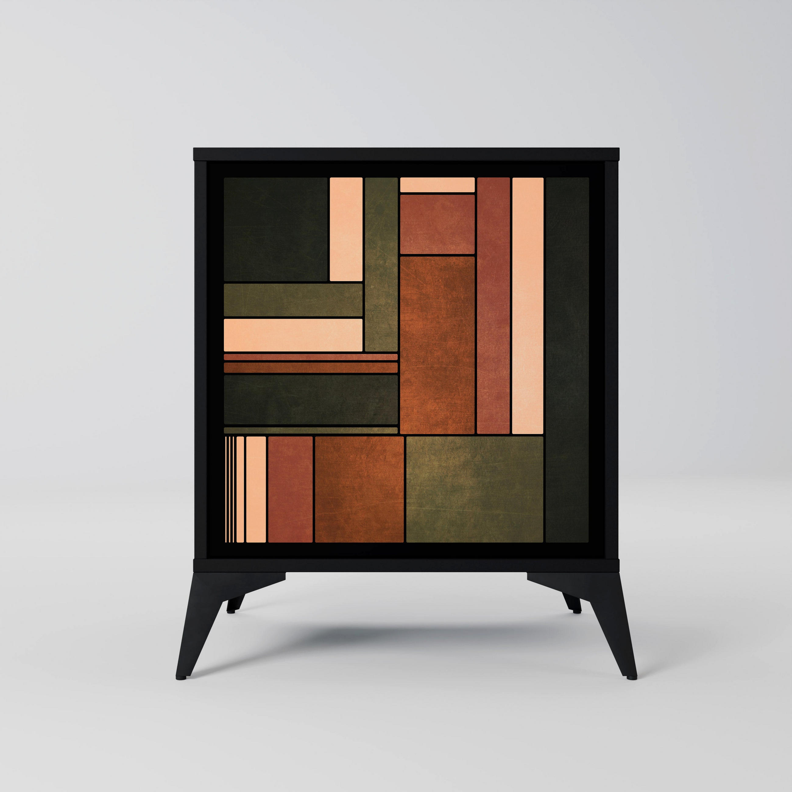 SpaceRebels Sideboard Schwarz 57.5x70.5x42 cm