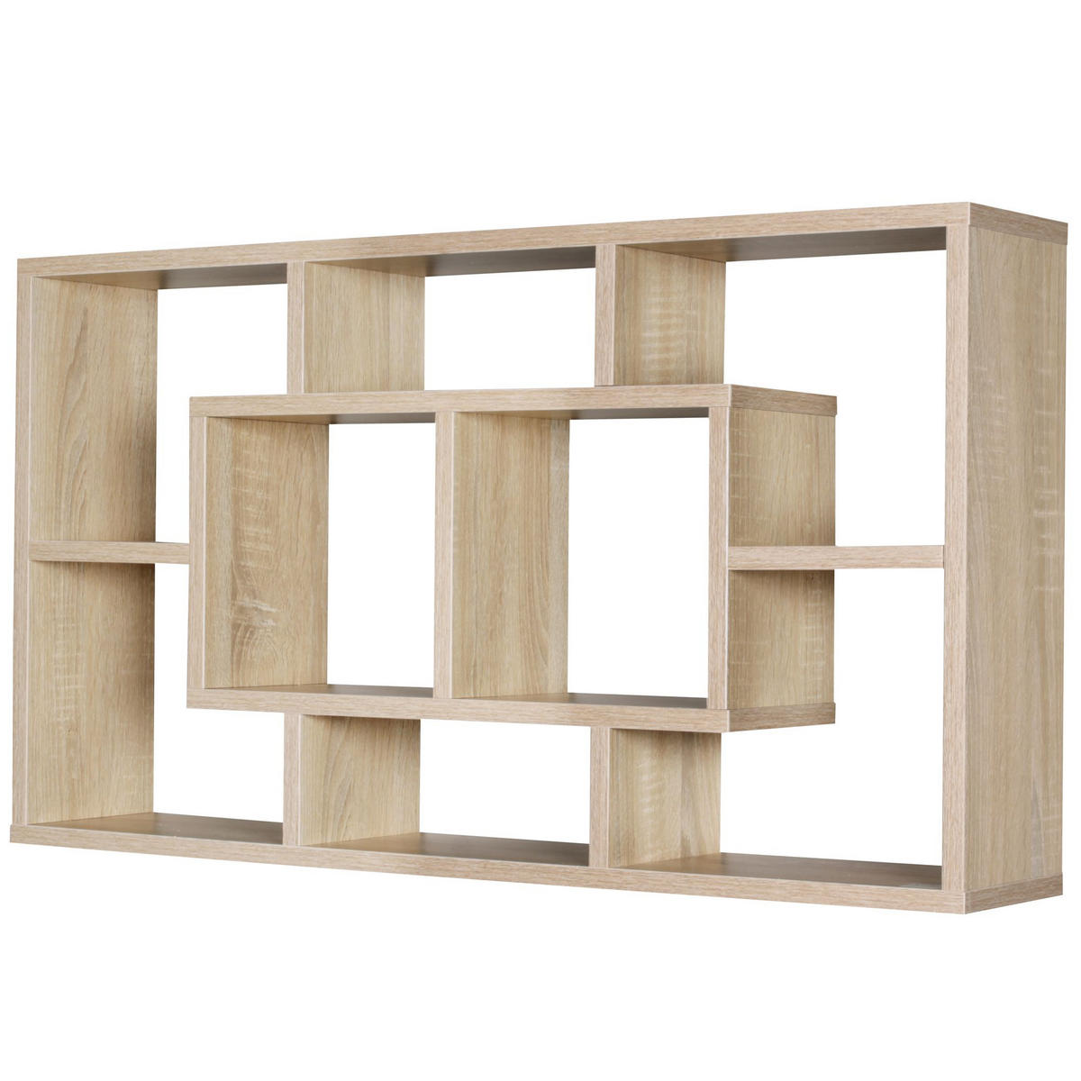WANDREGAL RUR MDF Melaminbeschichtet Modern, Beige 85x16x48 cm - Beige, Holz (85/48/16cm) - KADIMA DESIGN