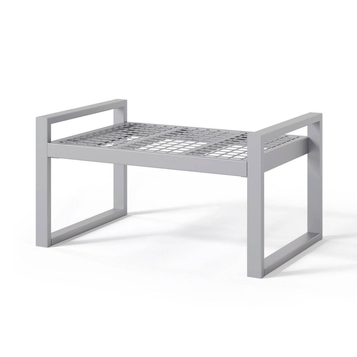 GARTENHOCKER Dywilly Grau mit wasserabweisendem Stoff - Grau, Textil (60/42/45cm) - Selsey