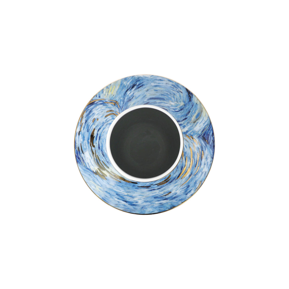 VASE Vincent van Gogh - Sternennacht, Porzellan, Bunt, 24 cm - Multicolor, Keramik (24cm) - Goebel