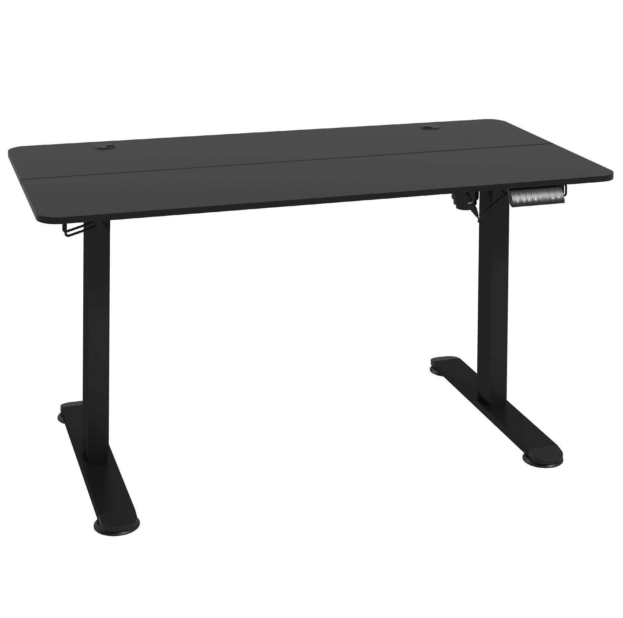 Meubliv Schreibtisch Schwarz 70x116x140 cm