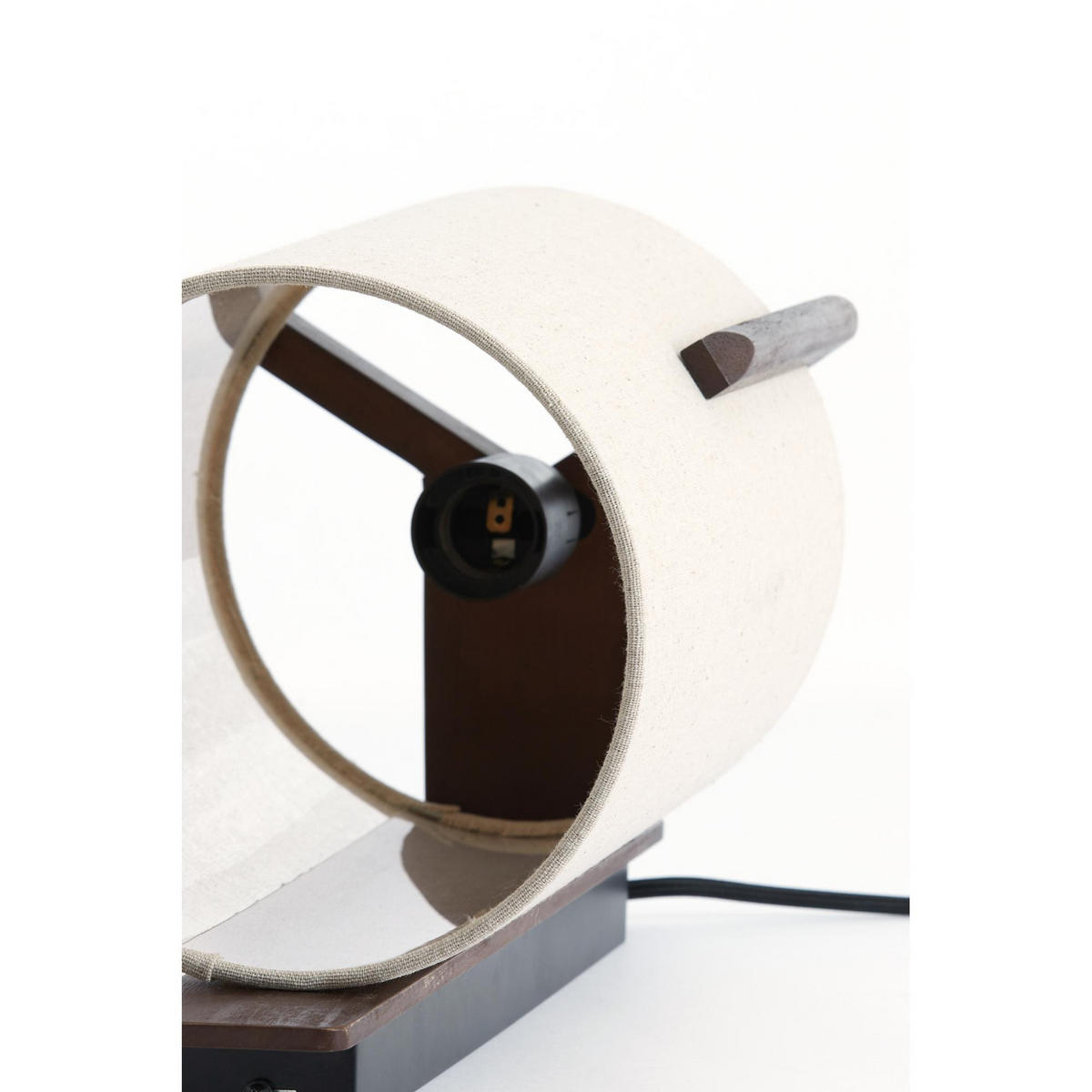 WANDLEUCHTE Litto Braun 22/18/36 cm - Braun, Holz (18/36/22cm) - Light & Living