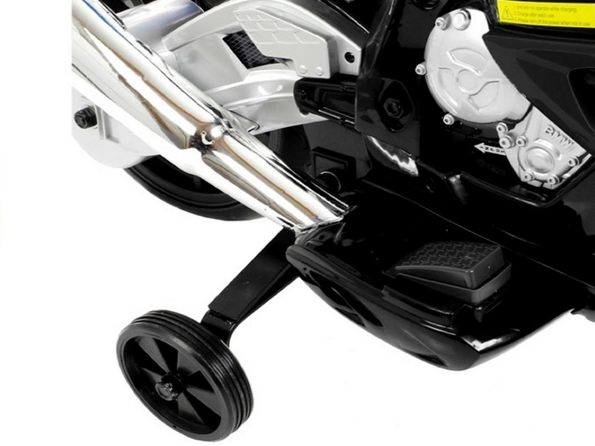 KINDER ELEKTROMOTORRAD BMW S 1000 schwarz - Schwarz, Kunststoff (108/48/71cm) - TPFLiving