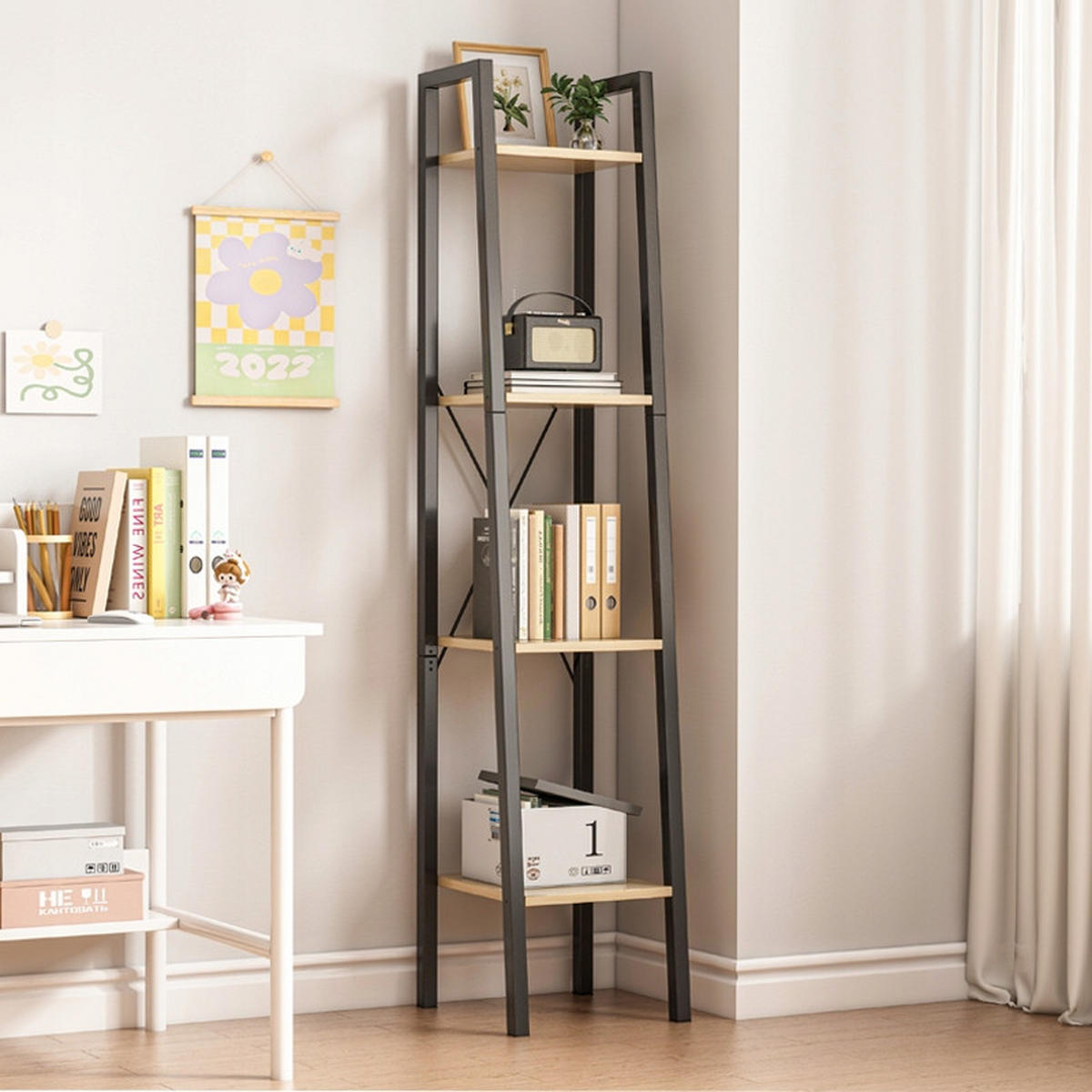 BÜCHERREGAL, braun 34/32/148 cm - Braun, Holzwerkstoff (34/148/32cm)