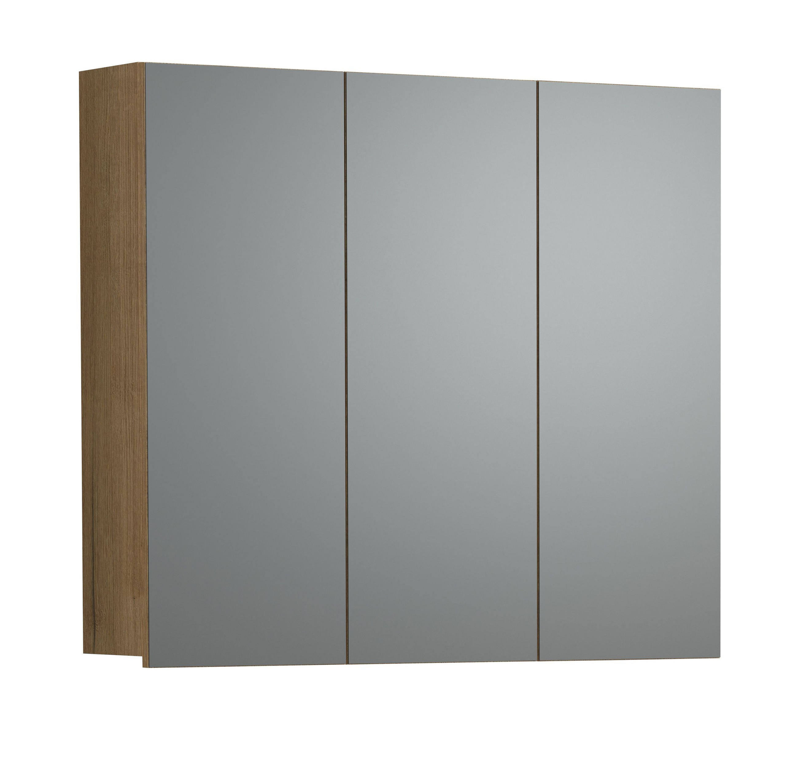 SPIEGELSCHRANK PureBliss Eiche Dekor - Eichefarben, Holzwerkstoff (90/80/20cm) - Trendteam