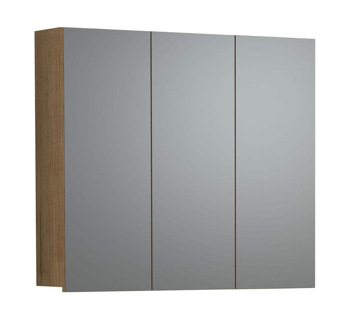 SPIEGELSCHRANK PureBliss Eiche Dekor - Eichefarben, Holzwerkstoff (90/80/20cm) - Trendteam