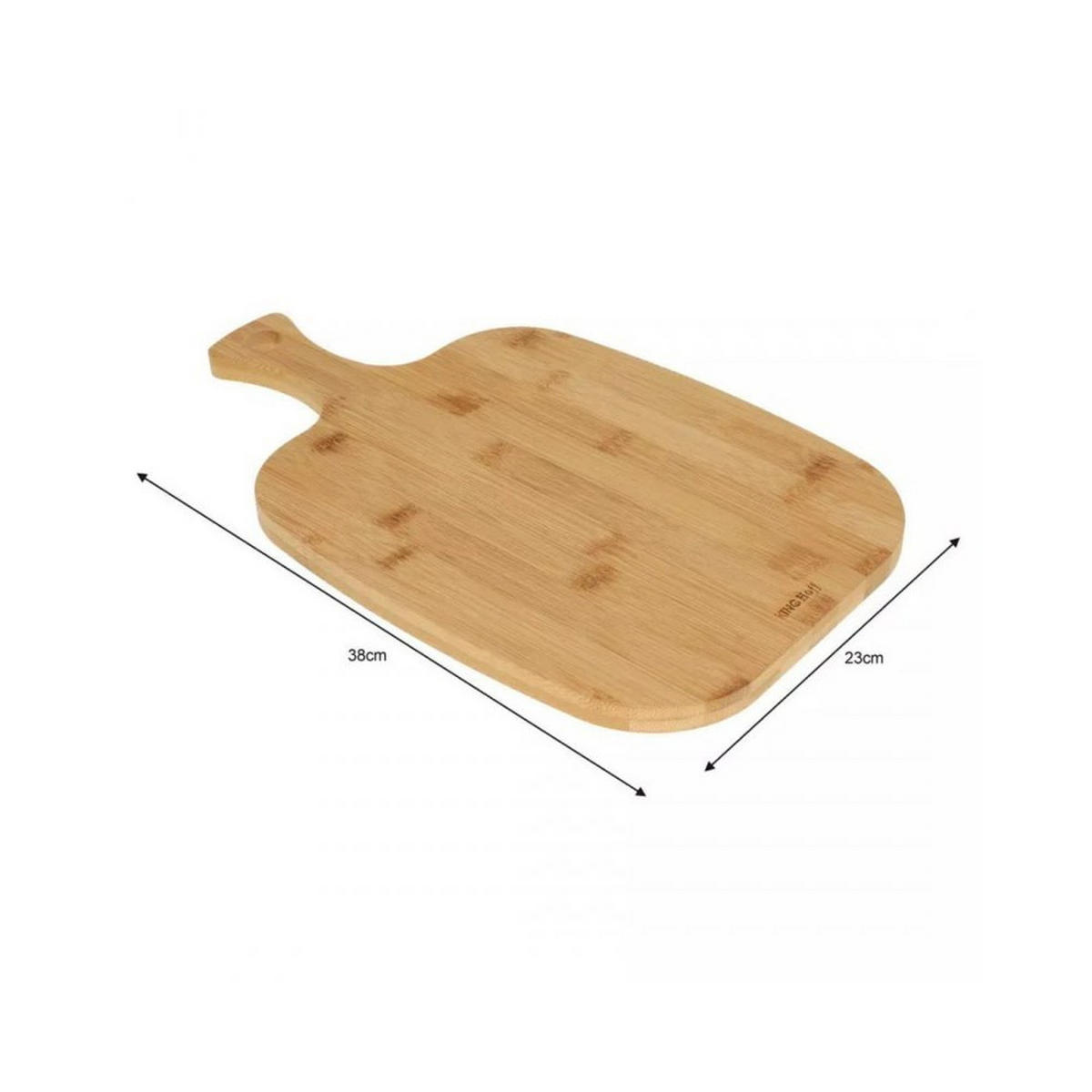 SCHNEIDEBRETT Braun 38/23/1.5 cm KH1564 - Braun, Holz (23/38cm) - Kinghoff 