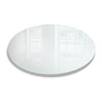 TISCHPLATTE Ø100 cm milchglas - Transparent, Glas (100/100/0.4cm) - TULUP