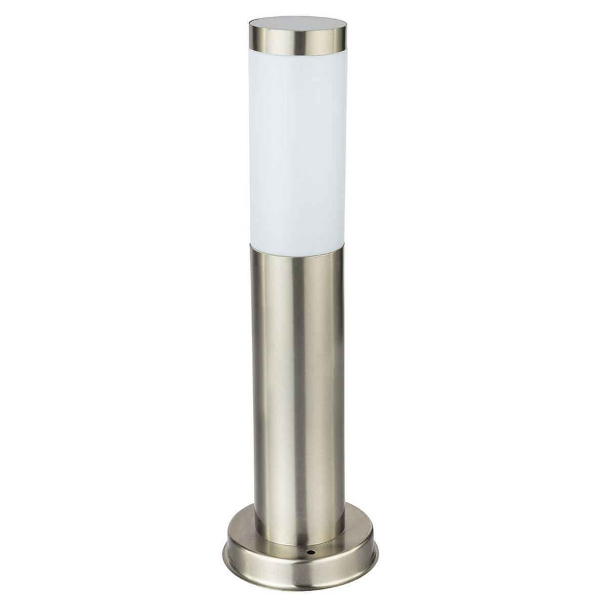 LED WEGELEUCHTE Edelstahl Silber - Silberfarben, Kunststoff (7.6/7.6/45cm) - Globo Lighting