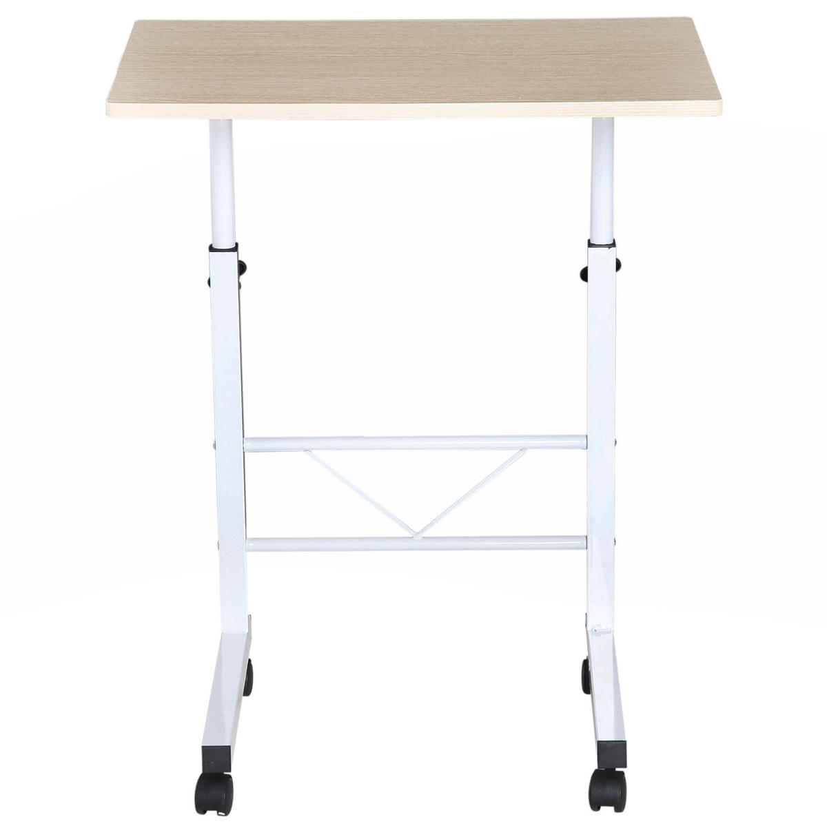 BEISTELLTISCH 60/68-78/40 cm aus Stahl höhenverstellbar - Ahornfarben, Metall (60/40/78cm) - OKMYHOME