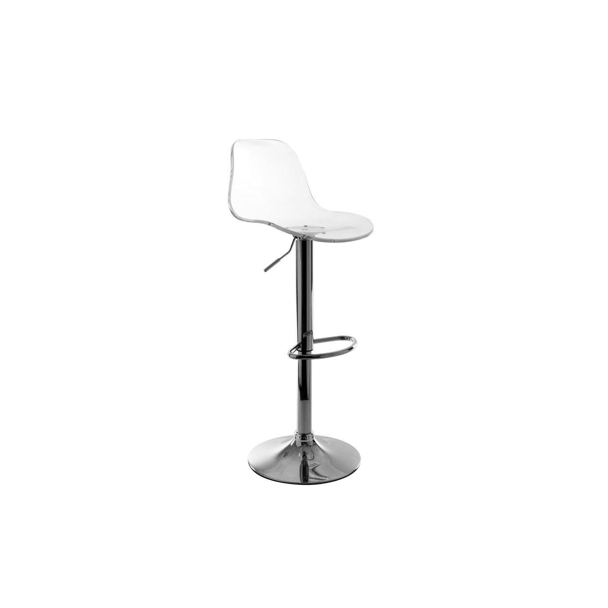 BARHOCKER Design GALILEO Transparent - Transparent, Kunststoff (45.5/107/38cm) - Miliboo