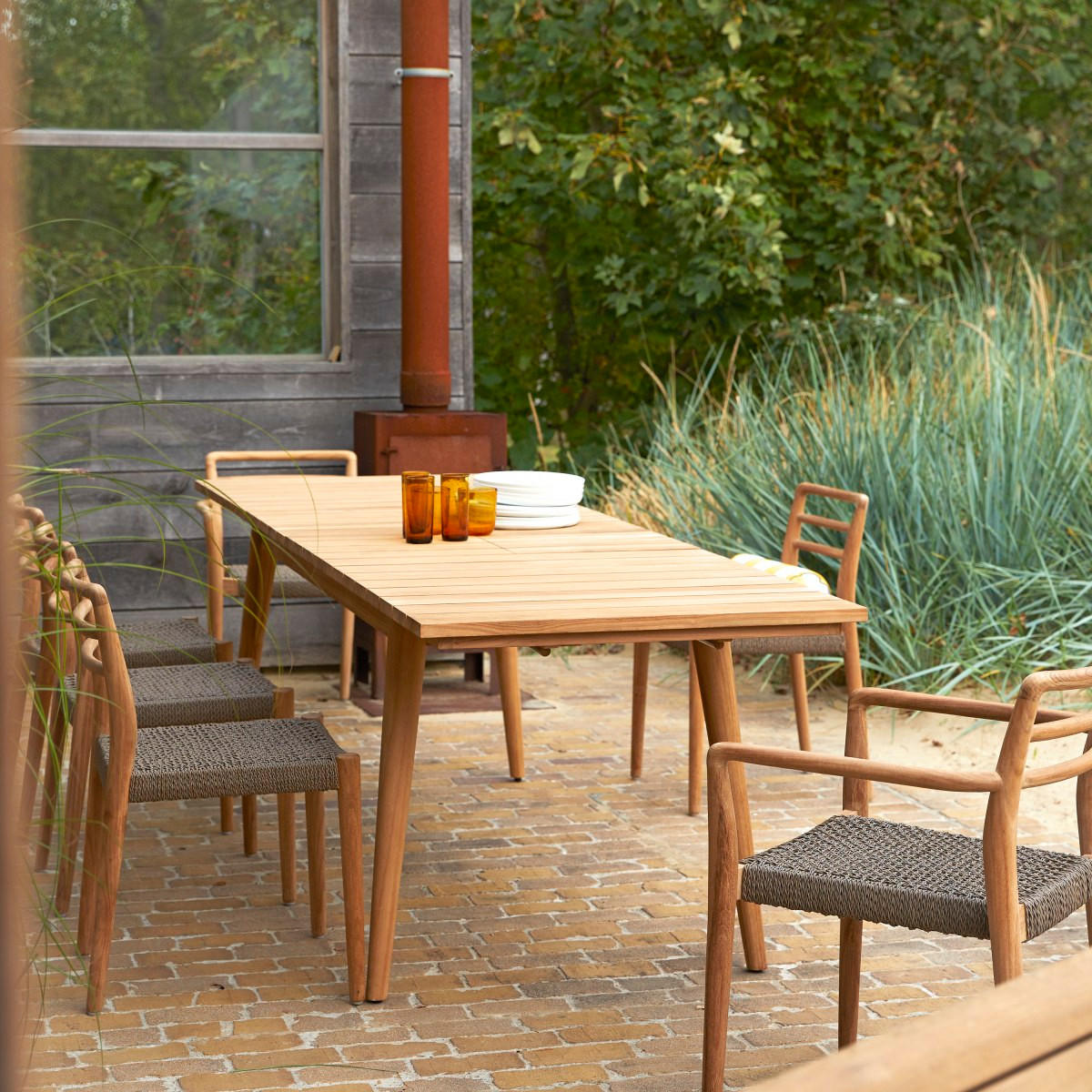 GARTENTISCH Vadim Natur aus Teak - Naturfarben, Holz (80/270/78cm) - Tikamoon