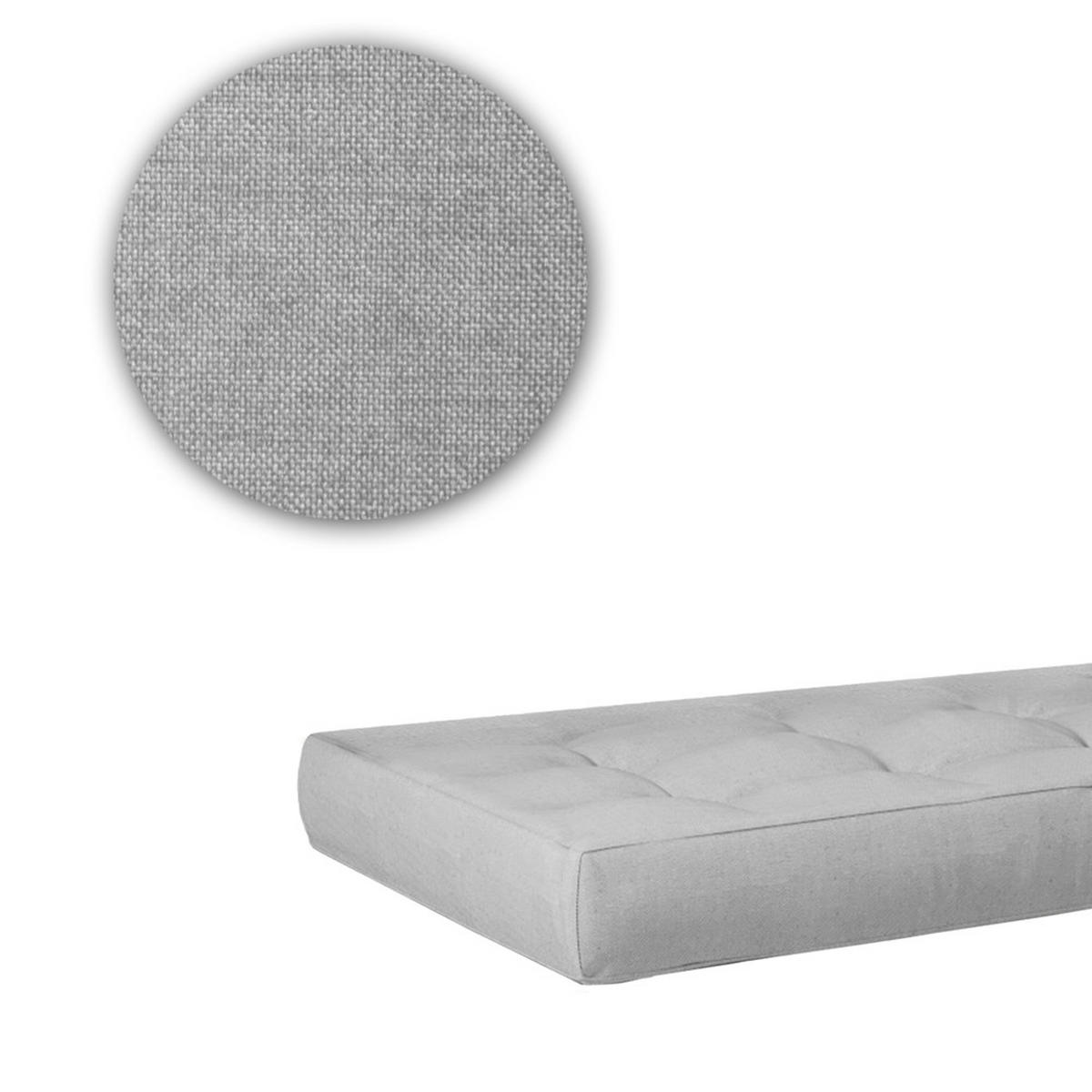 PALETTENKISSEN Grau 120 x 80 cm für Sitz - Grau, Textil (120/15/80cm) - Vicco