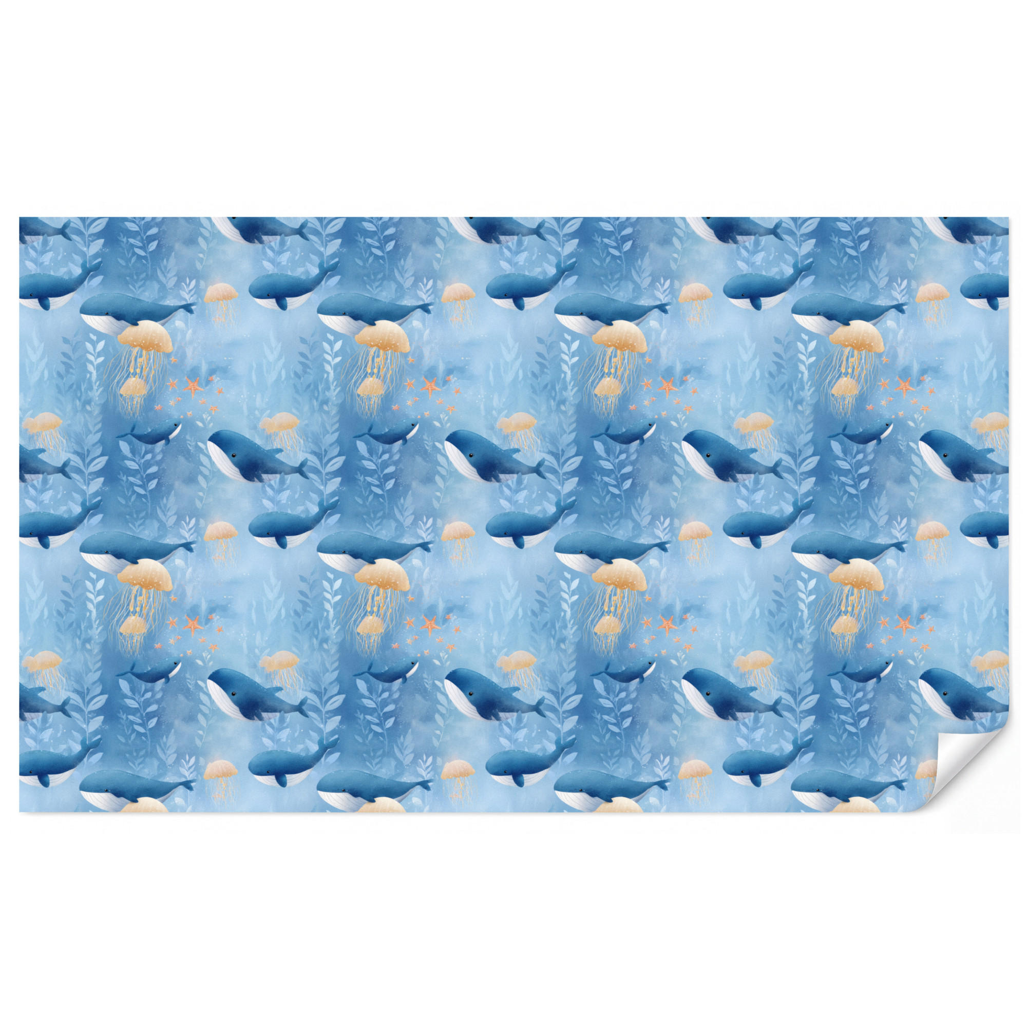 OnlyWow Kindertapete Blau 450x280 cm