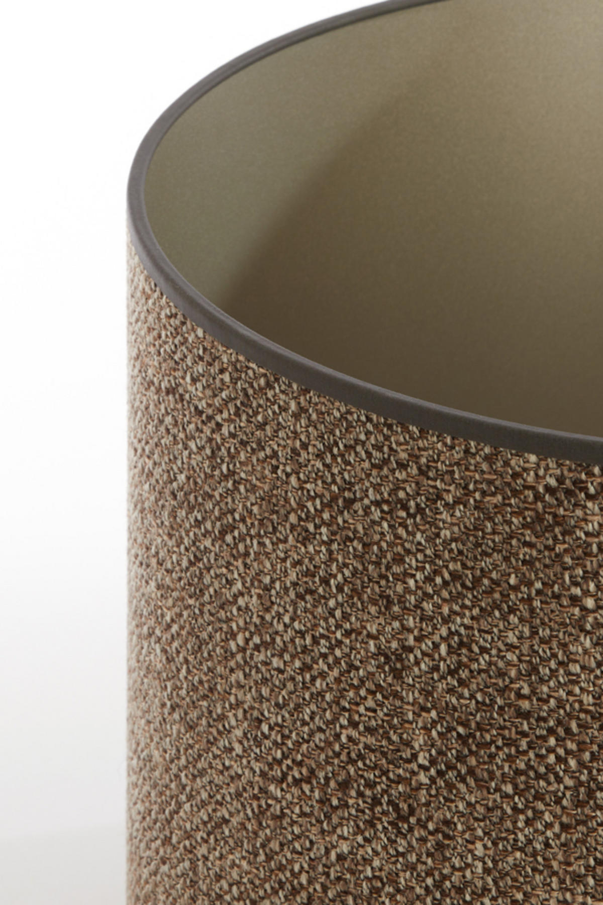 LAMPENSCHIRM Saverna Braun Ø40/30 cm - Braun, Textil (40/40/30cm) - Light & Living