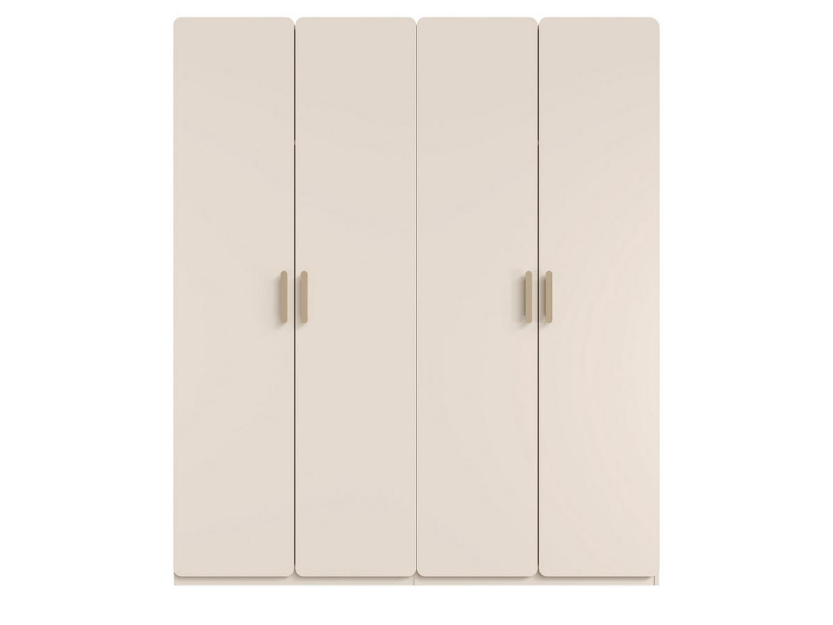 KLEIDERSCHRANK Beige 179/210/58 - Beige, Holzwerkstoff (179/210/58cm) - RAUMHIRSCH FURNITURE