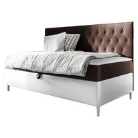 BOXBETT Filip Junior 2 - Weiß/Braun, Holz (100/200cm) - MIRJAN24