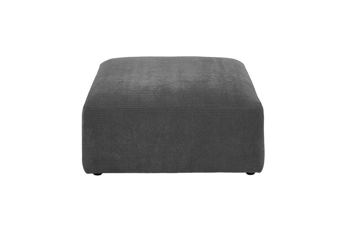 SOFA SITZELEMENT SEPHI Anthrazit Cord - Anthrazit/Schwarz, Kunststoff/Textil (82/39/82cm) - KAWOLA