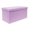 SITZTRUHE Faltbar 76/38/38 cm (Rosa) - Rosa, Textil (38/38/76cm) - Intirilife