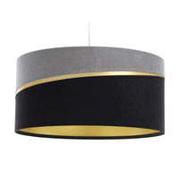 HÄNGELEUCHTE Grau 30/20 cm - Schwarz/Grau, Kunststoff (30/0.4/20cm) - ONZENO