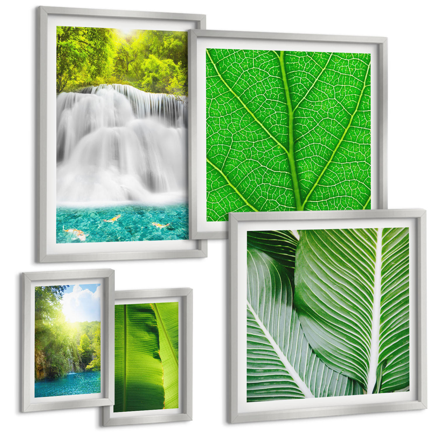 Tulup Bilder Silber 40x60 cm
