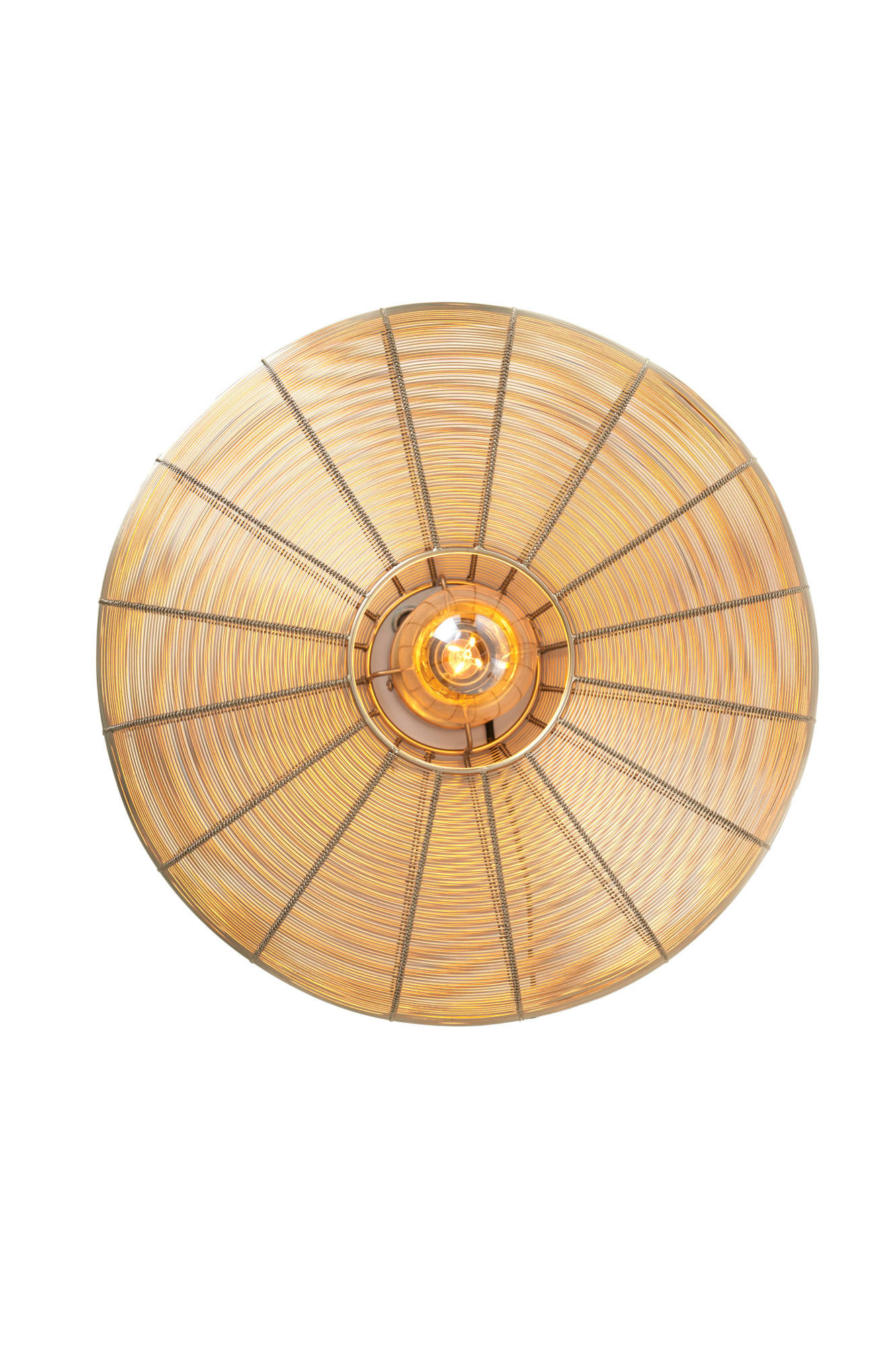DECKENLEUCHTE Bahoto Gold Ø51/18 cm - Goldfarben, Metall (51/51/18cm) - Light & Living