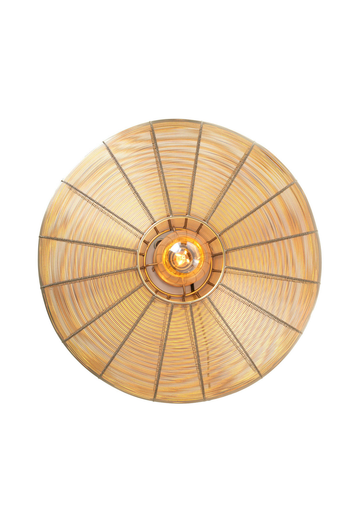 DECKENLEUCHTE Bahoto Gold Ø51/18 cm - Goldfarben, Metall (51/51/18cm) - Light & Living