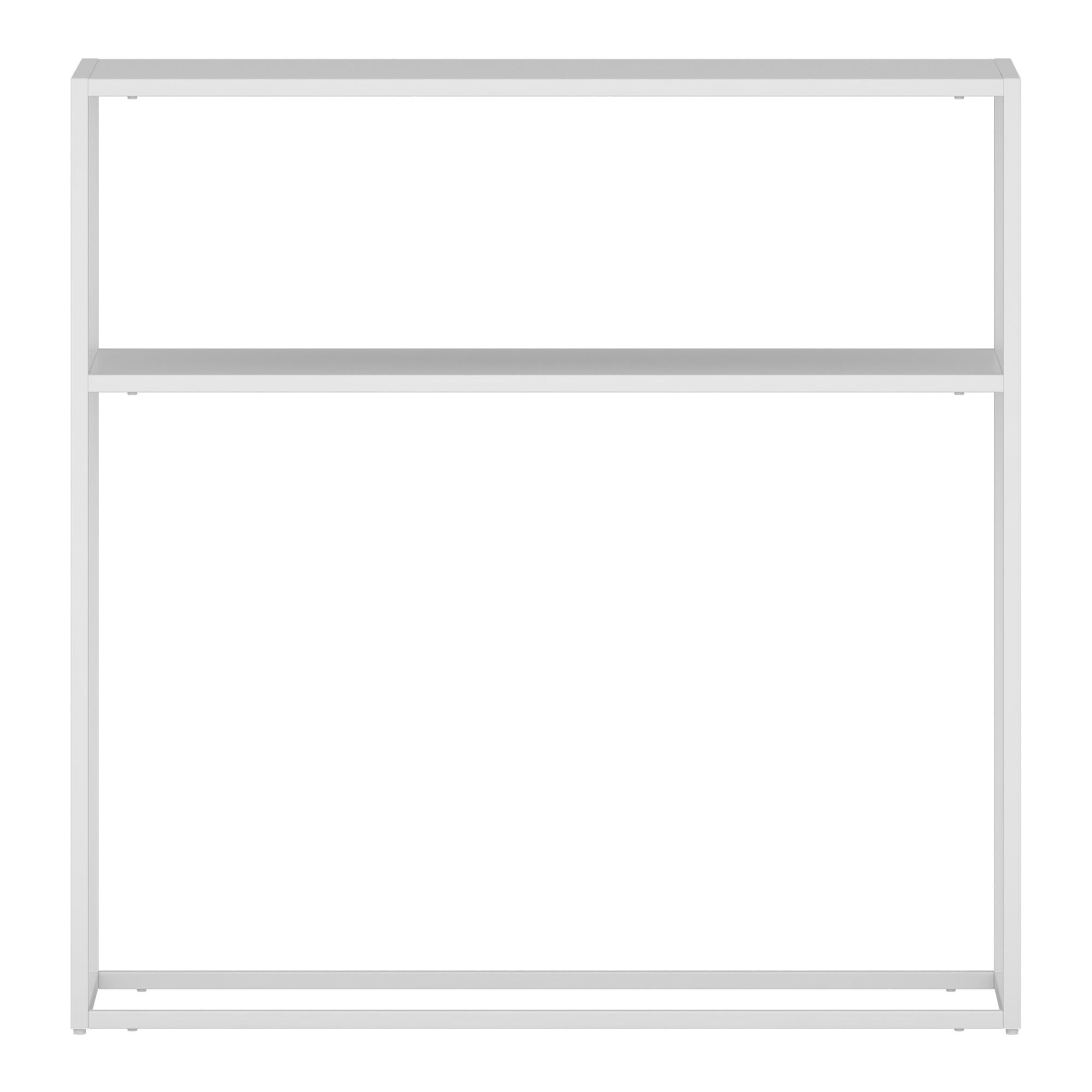 KONSOLENTISCH Kuhmo - Weiß, Metall (30/80/80cm) - [en.casa]