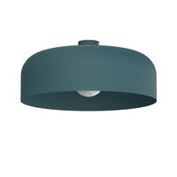 DECKENLEUCHTE - Blau, Metall (50/50/14cm) - Lumicom