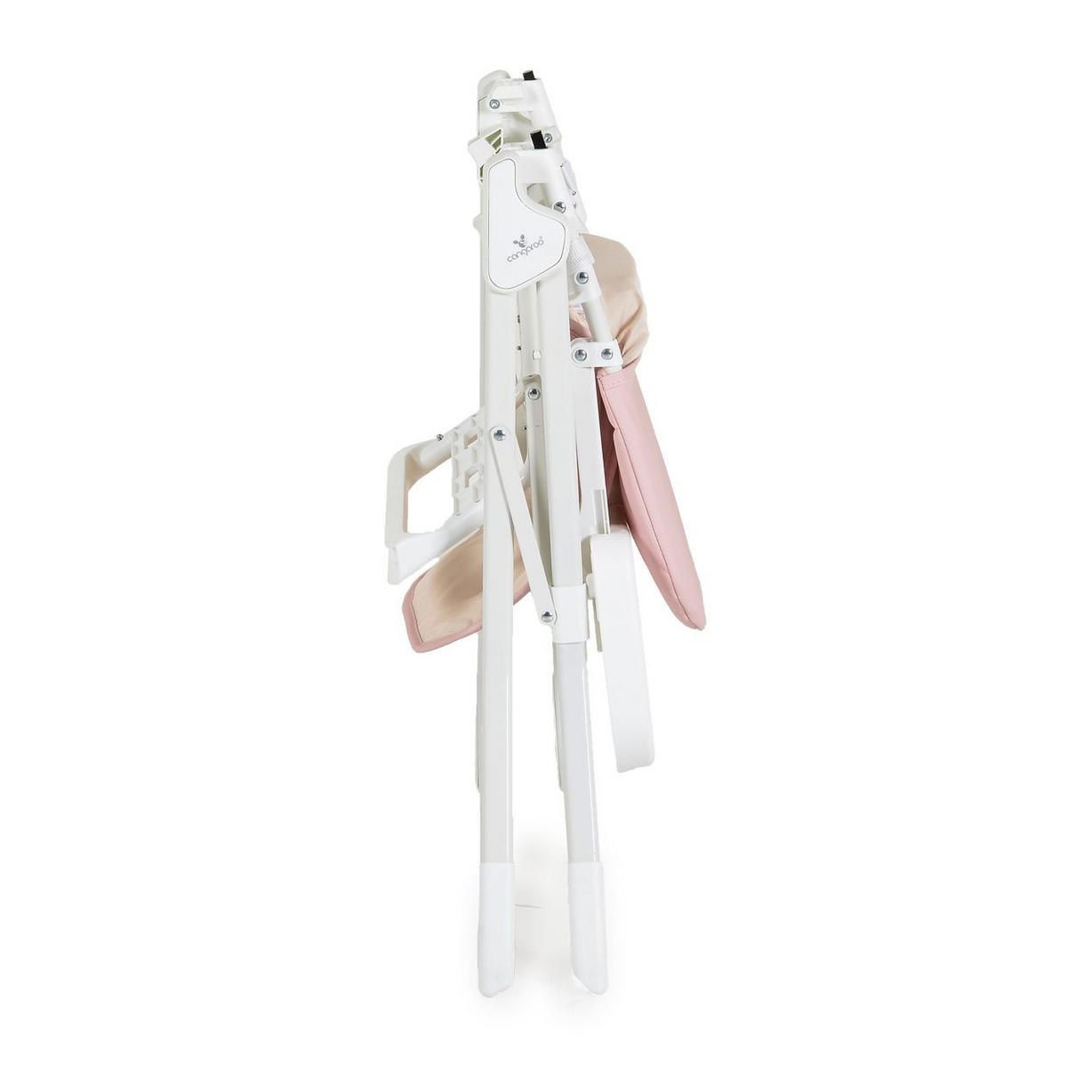 HOCHSTUHL Waffel rosa Fußstütze verstellbar, zusammenklappbar, Gurt - Rosa, Metall (60/105/71cm) - Cangaroo