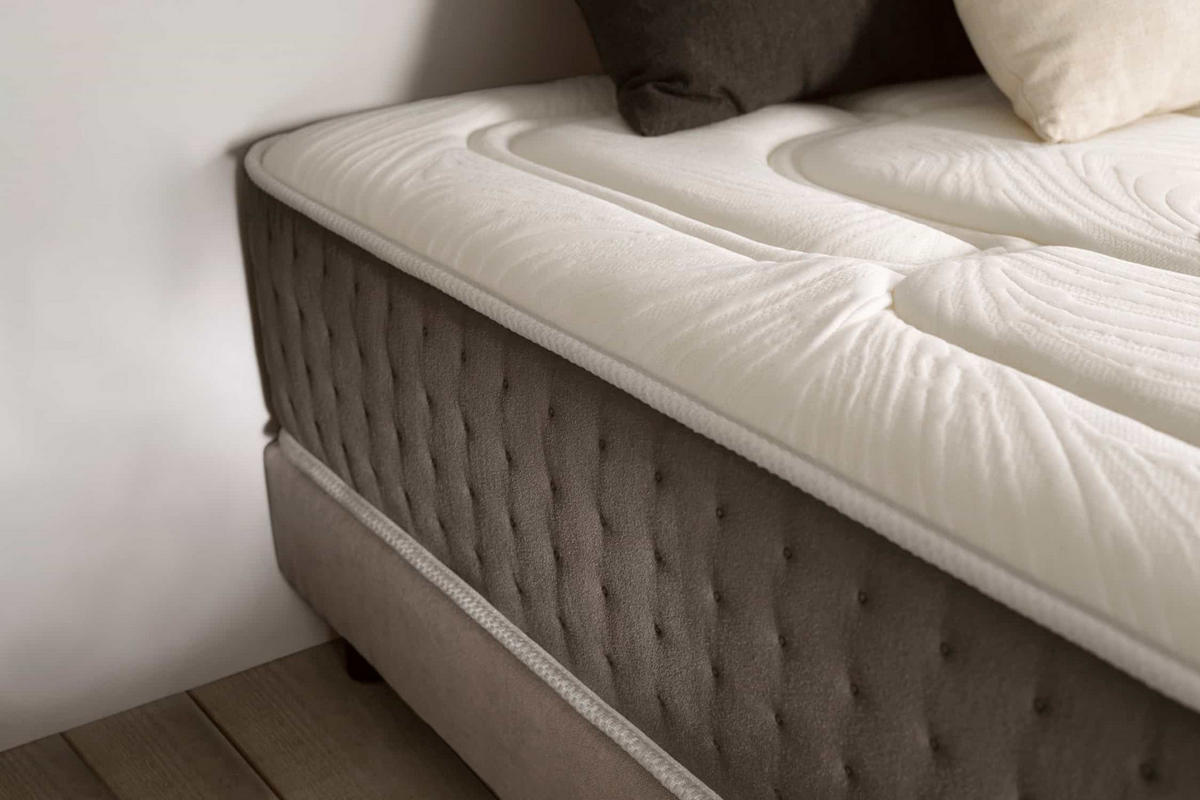 MATRATZE King Max Multizone - 150X200, 30cm - Weiß, Textil (150/200cm) - Moonia