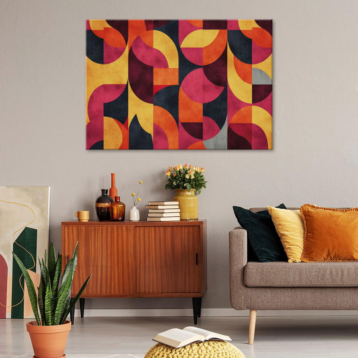 KUNSTDRUCK Lila 60/40 cm - Lila, Textil (60/40cm) - KUNSTLOFT