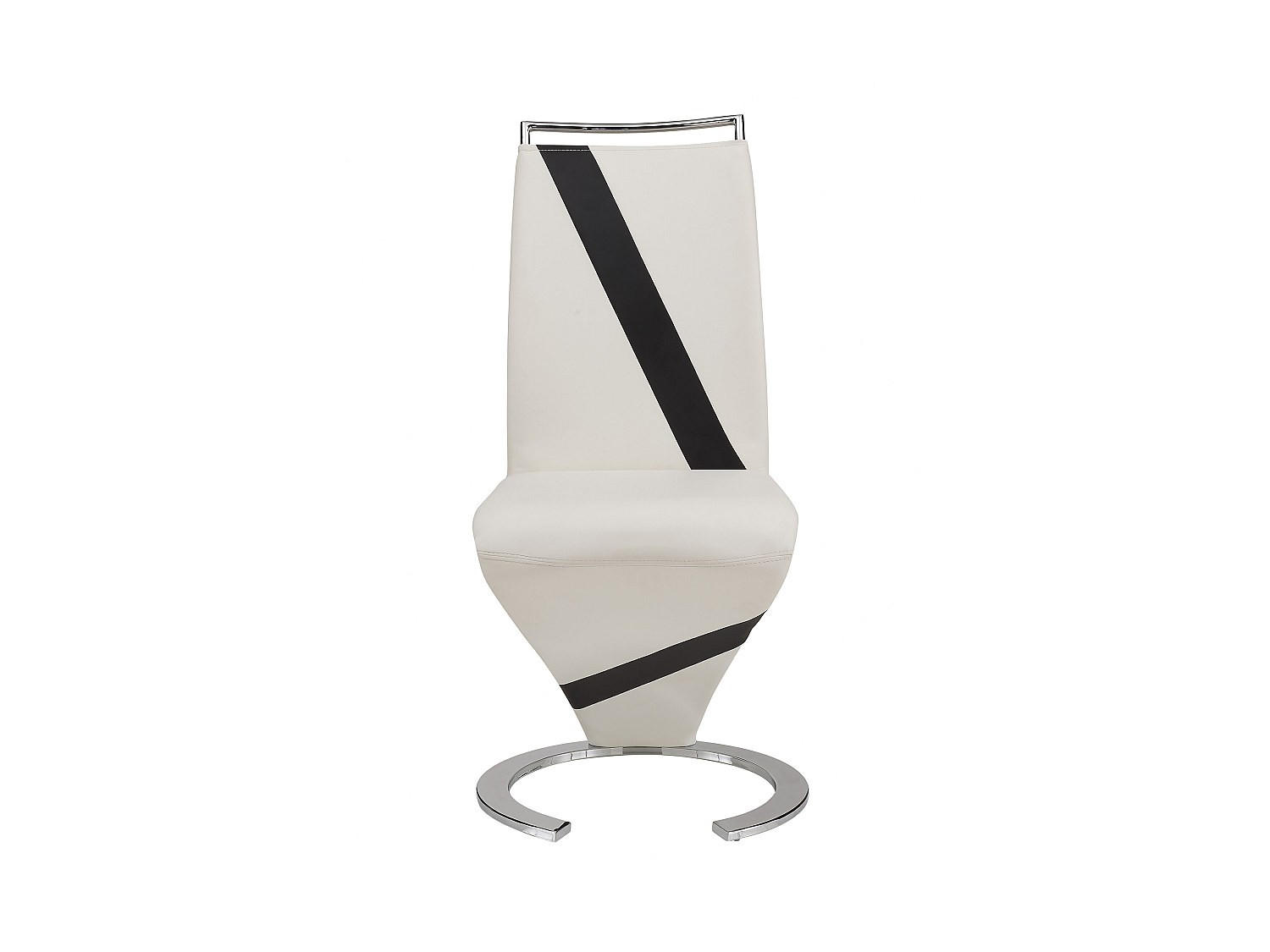 STUHL - 61 cmcm x 49 cmcm - Kunstleder - Weiß - TWIZY - Weiß, Leder (61/100/49cm) - Vente-Unique
